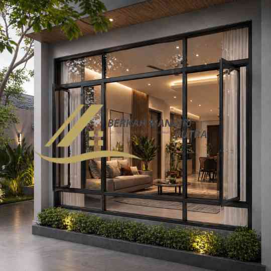 Toko Kusen Aluminium Bintara Bekasi pengerjaan cepat untuk ruko & kantor